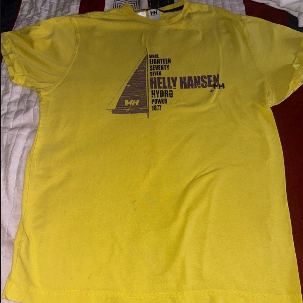 Helly Hansen Bright Yellow Sailing Tee - image 1